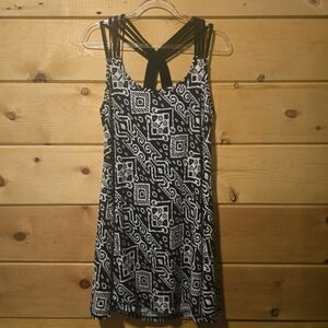 Portocruz medium womens strappy back dress